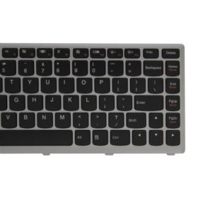 KLAWIATURA LENOVO U310 U310-IFI U310-ITH US CZARNA SREBRNA RAMKA WIN7