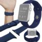PASEK DO ZEGARKA APPLE WATCH 1 2 3 4 5 6 SE GRANATOWY 42/44MM SILIKONOWY