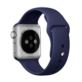 PASEK DO ZEGARKA APPLE WATCH 1 2 3 4 5 6 SE GRANATOWY 42/44MM SILIKONOWY