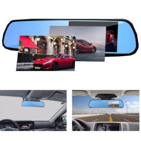 WIDEOREJESTRATOR ANYTEK N8 Z KAMERĄ COFANIA W LUSTERKU FULL HD ZE ŚCIERECZKĄ