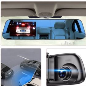 WIDEOREJESTRATOR ANYTEK N8 Z KAMERĄ COFANIA W LUSTERKU FULL HD ZE ŚCIERECZKĄ