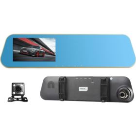 WIDEOREJESTRATOR ANYTEK N8 Z KAMERĄ COFANIA W LUSTERKU FULL HD ZE ŚCIERECZKĄ