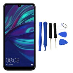 WYŚWIETLACZ Z DIGITIZEREM HUAWEI Y7 PRIME 2019 DUB-LX1 Z RAMKĄ I NARZĘDZIAMI CZARNY