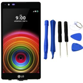 WYŚWIETLACZ Z DIGITIZEREM LG X POWER K220 CZARNY Z RAMKĄ I ZESTAWEM NAPRAWCZYM