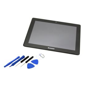 WYŚWIETLACZ Z DIGITIZEREM LENOVO A7600 A10-70 Z RAMKĄ I NARZĘDZIAMI CZARNY