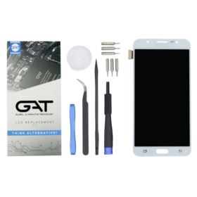 WYŚWIETLACZ I DIGITIZER SAMSUNG GALAXY J7 2016 J710 Z PROFESJONALNYMI NARZĘDZIAMI GAT BIAŁY
