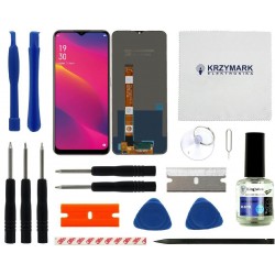 WYŚWIETLACZ I DIGITIZER OPPO A5 2020 A9 2020 REALME 6i 5 C3 Z ZESTAWEM NAPRAWCZYM