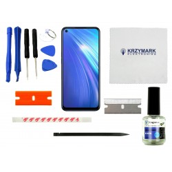 WYŚWIETLACZ I DIGITIZER OPPO A72 OPPO A52 REALME 6 Z ZESTAWEM NAPRAWCZYM