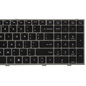 KLAWIATURA HP PROBOOK 4545 4540S 4540 4740 4740S 4545S 639396-051 CZARNA ZE SREBRNĄ RAMKĄ US
