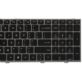 KLAWIATURA HP PROBOOK 4545 4540S 4540 4740 4740S 4545S 639396-051 CZARNA ZE SREBRNĄ RAMKĄ US