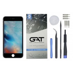 WYŚWIETLACZ I DIGITIZER IPHONE 6S A1633 A1688 Z RAMKĄ I PROFESJONALNYMI NARZĘDZIAMI GAT CZARNY