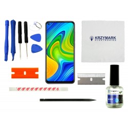 WYŚWIETLACZ I DIGITIZER XIAOMI REDMI NOTE 9 REDMI 10X M2004J7AC  Z ZESTAWEM NAPRAWCZYM