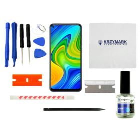 WYŚWIETLACZ I DIGITIZER XIAOMI REDMI NOTE 9 REDMI 10X M2004J7AC  Z ZESTAWEM NAPRAWCZYM