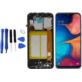 WYŚWIETLACZ Z DIGITIZEREM SAMSUNG GALAXY A20E A10E Z RAMKĄ I NARZĘDZIAMI