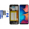 WYŚWIETLACZ Z DIGITIZEREM SAMSUNG GALAXY A20E A10E Z RAMKĄ I NARZĘDZIAMI