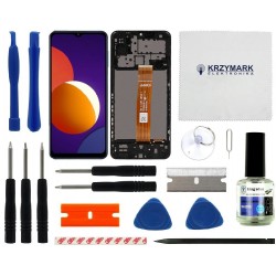 WYŚWIETLACZ I DIGITIZER SAMSUNG GALAXY A12 Z RAMKĄ I ZESTAWEM NAPRAWCZYM IPS