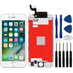WYŚWIETLACZ Z DIGITIZEREM IPHONE 6S BIAŁY Z RAMKĄ I NARZĘDZIAMI