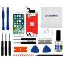 WYŚWIETLACZ Z DIGITIZEREM IPHONE 6S Z ZESTAWEM NAPRAWCZYM I RAMKĄ BIAŁY