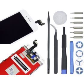 WYŚWIETLACZ I DIGITIZER IPHONE 6S Z PROFESJONALNYMI NARZĘDZIAMI GAT BIAŁY RAMKA
