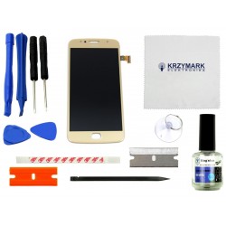 WYŚWIETLACZ I DIGITIZER MOTOROLA MOTO G5S XT1794 XT1791 ZŁOTY Z ZESTAWEM NAPRAWCZYM