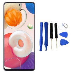WYŚWIETLACZ Z DIGITIZEREM SAMSUNG GALAXY A51 SM-A515 Z NARZĘDZIAMI I RAMKĄ CZARNY