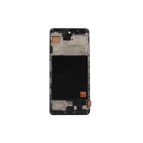 WYŚWIETLACZ Z DIGITIZEREM SAMSUNG GALAXY A51 SM-A515 Z NARZĘDZIAMI I RAMKĄ CZARNY