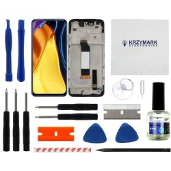 WYŚWIETLACZ I DIGITIZER XIAOMI POCO M3 PRO 5G XIAOMI NOTE 10 5G RAMKA ZESTAW NAPRAWCZY