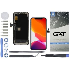 WYŚWIETLACZ Z DIGITIZEREM IPHONE 11 PRO OLED RAMKA I NARZĘDZIA GAT CZARNY