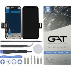WYŚWIETLACZ Z DIGITIZEREM IPHONE 11 A2111 A2223 A2221 INCELL Z NARZĘDZIAMI GAT CZARNY
