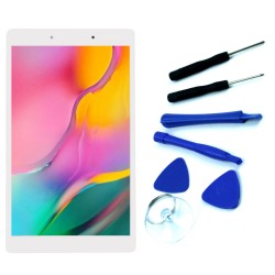 WYŚWIETLACZ Z DIGITIZEREM SAMSUNG TAB A8 2019 SM-T290 Z NARZĘDZIAMI BIAŁY