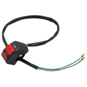 LAMPY MOTOCYKLOWE REFLEKTORY LED CREE U7 CZERWONE Z PRZEŁĄCZNIKIEM NA KIEROWNICĘ