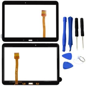 DIGITIZER SAMSUNG GALAXY TAB 4 10.1 T530 T540 T535 T531 Z NARZĘDZIAMI CZARNY