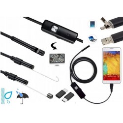 KAMERA INSPEKCYJNA USB ENDOSKOP DO TELEFONU I PRZEJŚCIÓWKA