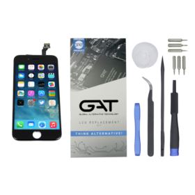 WYŚWIETLACZ I DIGITIZER IPHONE 6 Z RAMKĄ CZARNY Z PROFESJONALNYMI NARZĘDZIAMI GAT