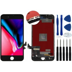 WYŚWIETLACZ I DIGITIZER IPHONE 8 A1905 Z RAMKĄ SIATECZKĄ MESH I NARZĘDZIAMI CZARNY