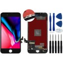 WYŚWIETLACZ I DIGITIZER IPHONE 8 A1905 Z RAMKĄ SIATECZKĄ MESH I NARZĘDZIAMI CZARNY