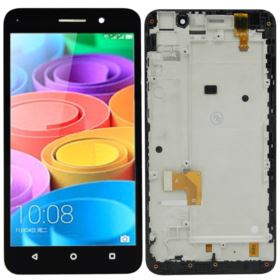 WYŚWIETLACZ I DIGITIZER HUAWEI HONOR 4X CZARNY Z RAMKĄ I PROFESJONALNYMI NARZĘDZIAMI GAT