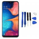 WYŚWIETLACZ I DIGITIZER SAMSUNG GALAXY A20E SM-A202F SM-A20E SM-A202 Z NARZĘDZIAMI CZARNY