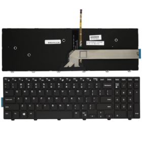 KLAWIATURA DELL INSPIRON 15 17 P40F P47F 15-3542 0JYP58 Z RAMKĄ I PODŚWIETLENIEM CZARNA US