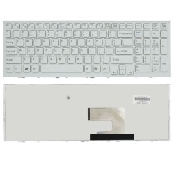 KLAWIATURA SONY VPC-EH EH2 EH3 VPC-EH1Z1E PCG-71 PCG-71811M US BIAŁA Z RAMKĄ