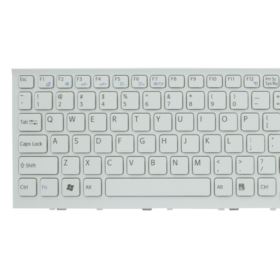 KLAWIATURA SONY VPC-EH EH2 EH3 VPC-EH1Z1E PCG-71 PCG-71811M US BIAŁA Z RAMKĄ