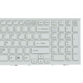 KLAWIATURA SONY VPC-EH EH2 EH3 VPC-EH1Z1E PCG-71 PCG-71811M US BIAŁA Z RAMKĄ