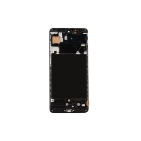 WYŚWIETLACZ Z DIGITIZEREM SAMSUNG GALAXY A71 SM-A715F Z NARZĘDZIAMI I RAMKĄ CZARNY