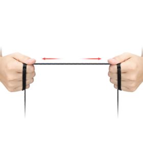 SŁUCHAWKI DOUSZNE  T1 USB-C Z MIKROFONEM CZERWONE