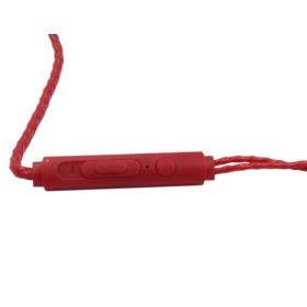 SŁUCHAWKI DOUSZNE  T1 USB-C Z MIKROFONEM CZERWONE