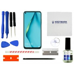 WYŚWIETLACZ I DIGITIZER HUAWEI P40 LITE JNY-LX1 Z ZESTAWEM NAPRAWCZYM CZARNY