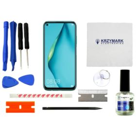WYŚWIETLACZ I DIGITIZER HUAWEI P40 LITE JNY-LX1 Z ZESTAWEM NAPRAWCZYM CZARNY