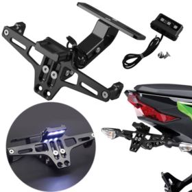 MOCOWANIE TABLICY REJESTRACYJNEJ MOTOCYKL LAMPKA LED NA TYŁ