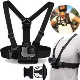 SZELKI NA TORS UCHWYT DO KAMERY SPORTOWEJ CHEST MOUNT 3 PUNKTOWE