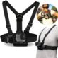 SZELKI NA TORS UCHWYT DO KAMERY SPORTOWEJ CHEST MOUNT 3 PUNKTOWE